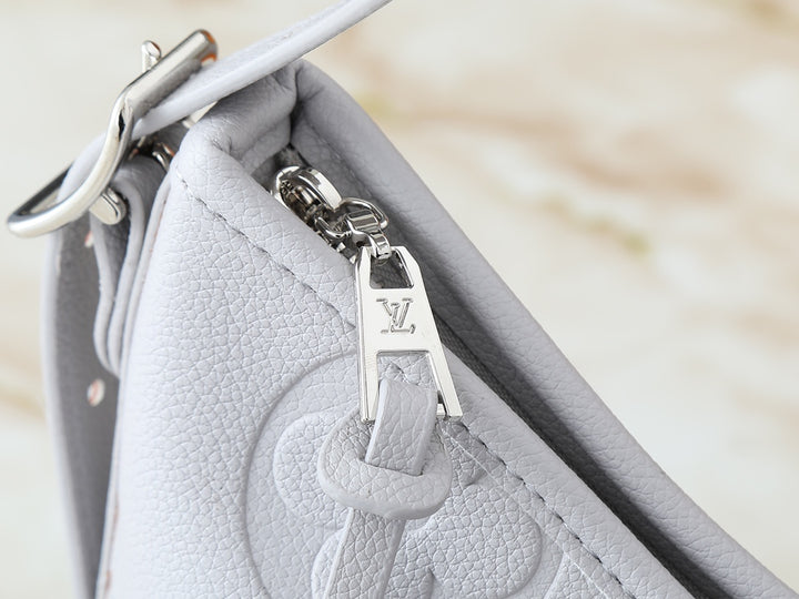 Embossed Pattern Hobo Bag
