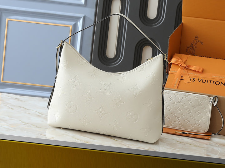 4 Color Emblem Embossed Shoulder Bag Set