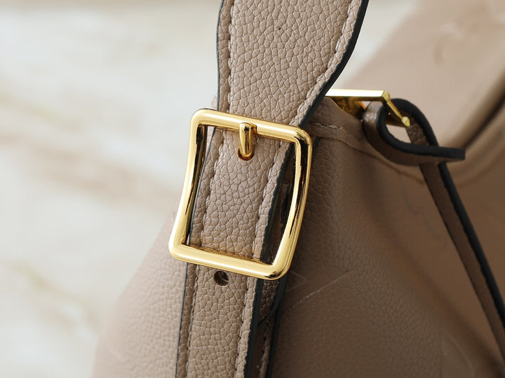 4 Color Emblem Embossed Shoulder Bag Set