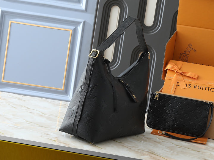 4 Color Emblem Embossed Shoulder Bag Set