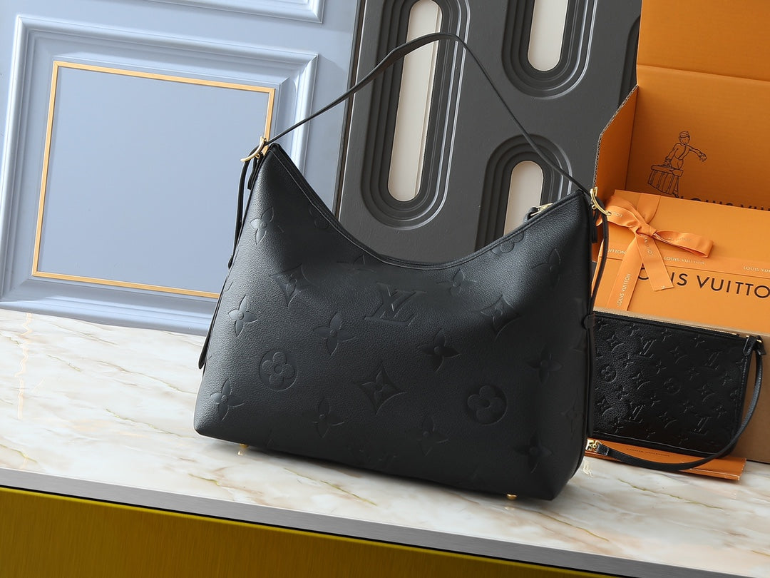 4 Color Emblem Embossed Shoulder Bag Set
