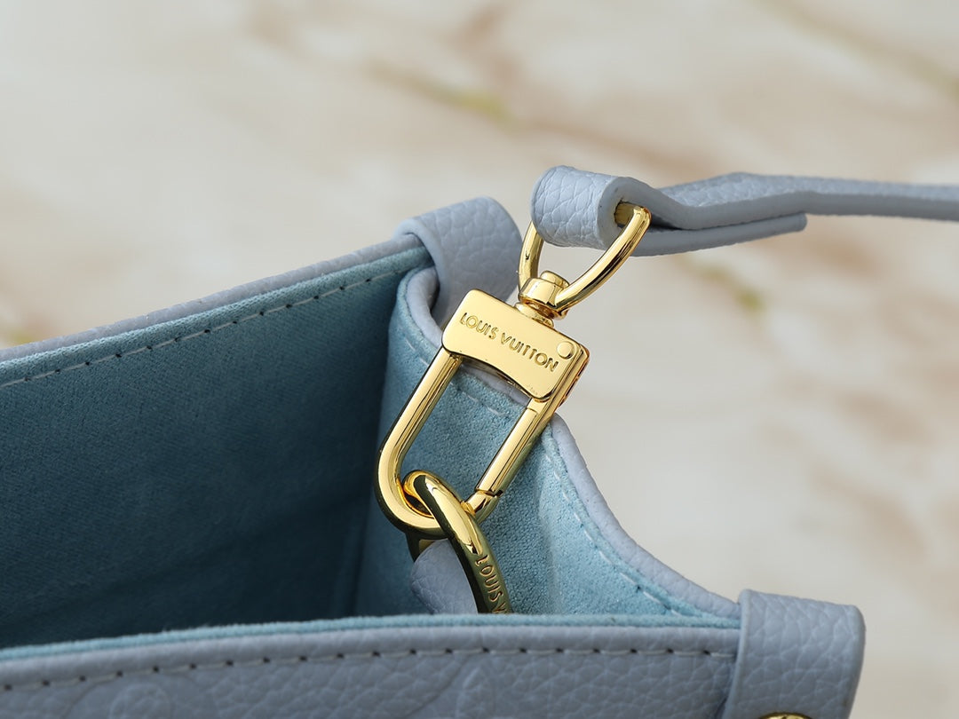 Pastel Blue Cartoon Embellished Tote