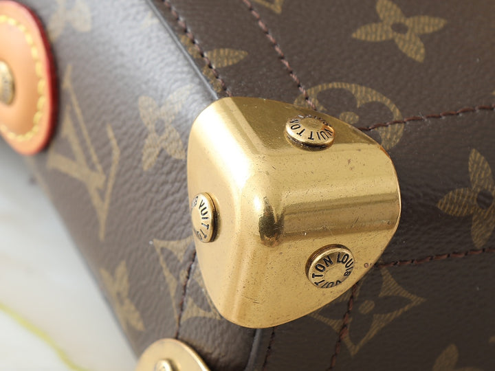 6 Color Monogram Print Trunk Crossbody Bag