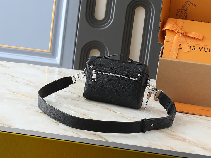 6 Color Monogram Print Trunk Crossbody Bag