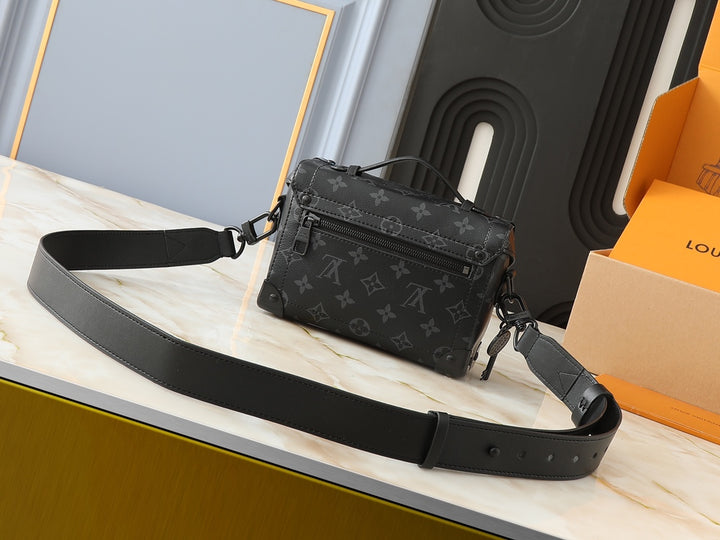 6 Color Monogram Print Trunk Crossbody Bag