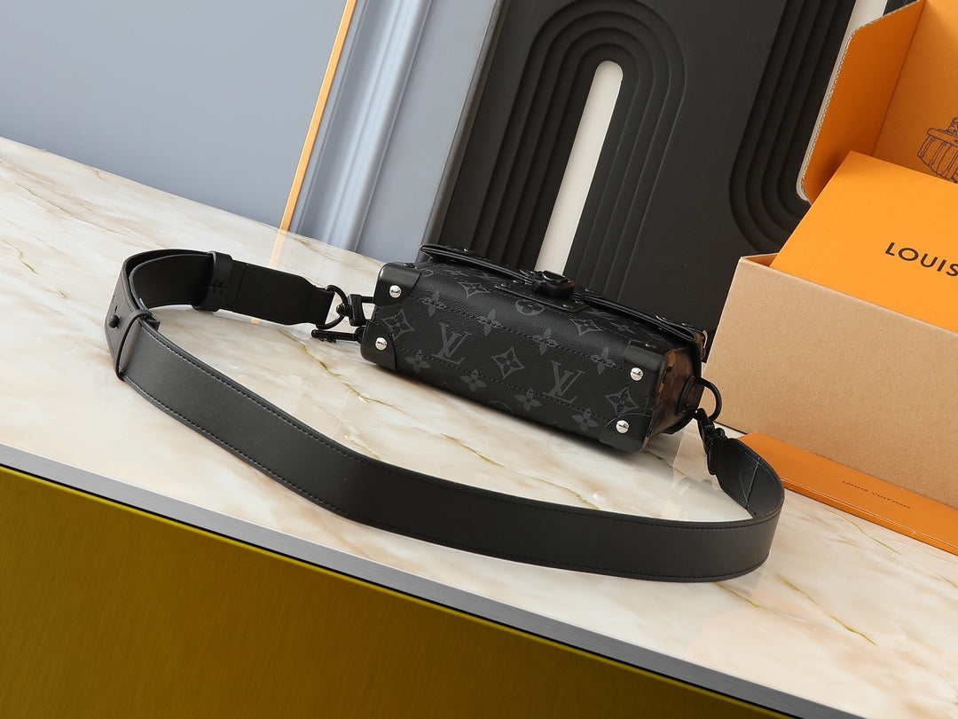 6 Color Monogram Print Trunk Crossbody Bag
