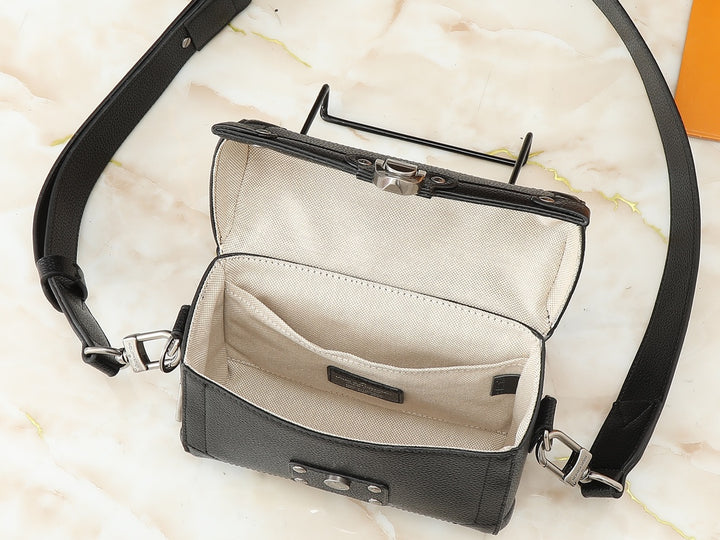 6 Color Monogram Print Trunk Crossbody Bag