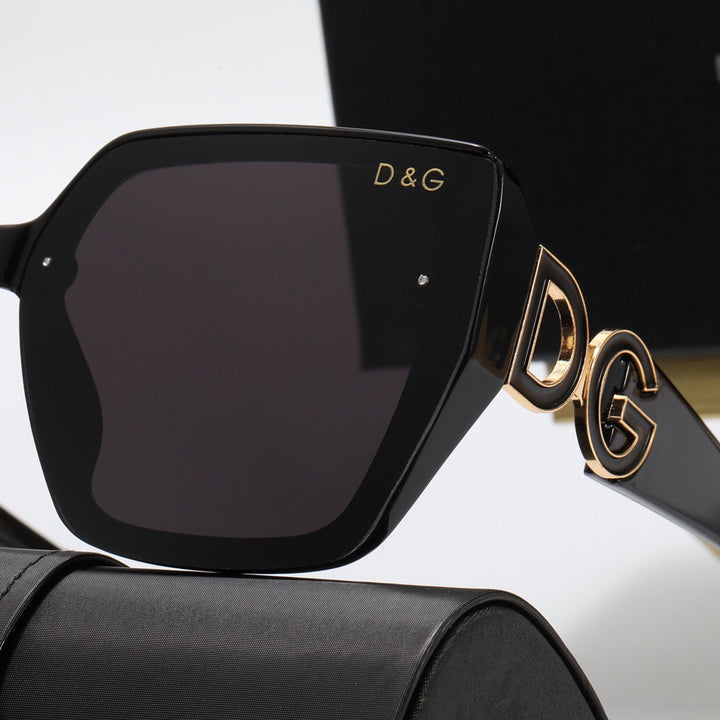 5 colors fashionable DG letter temple sunglasses