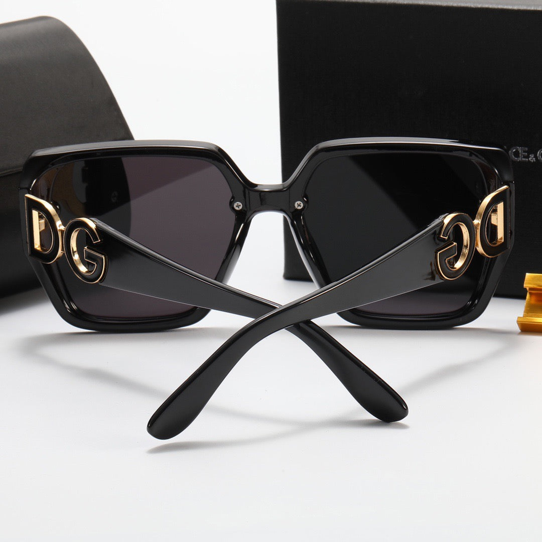 5 colors fashionable DG letter temple sunglasses