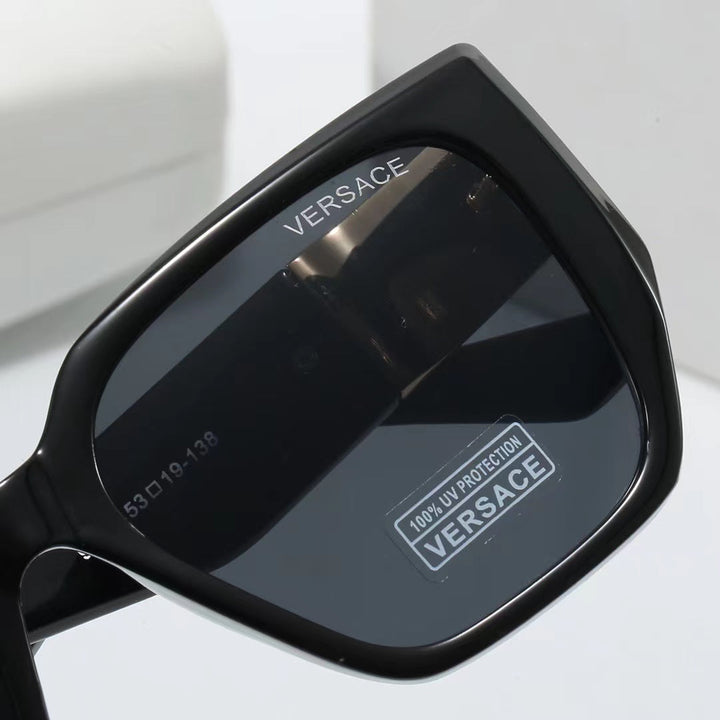8-color fashionable VE letter temple polarized sunglasses