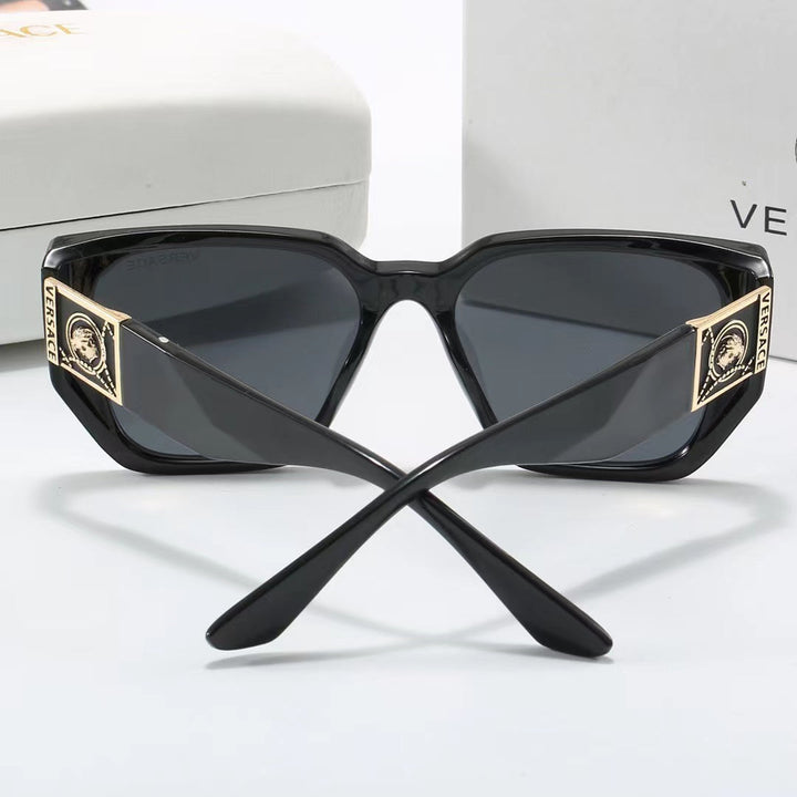 8-color fashionable VE letter temple polarized sunglasses
