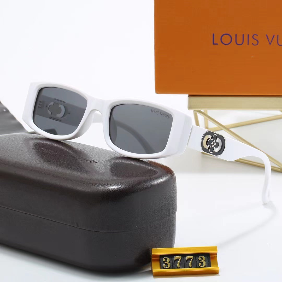 4-color fashionable four-leaf clover temple polarized sunglasses