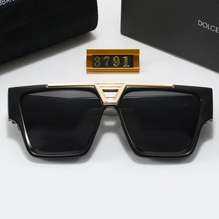 4-color fashionable DG letter temple polarized sunglasses
