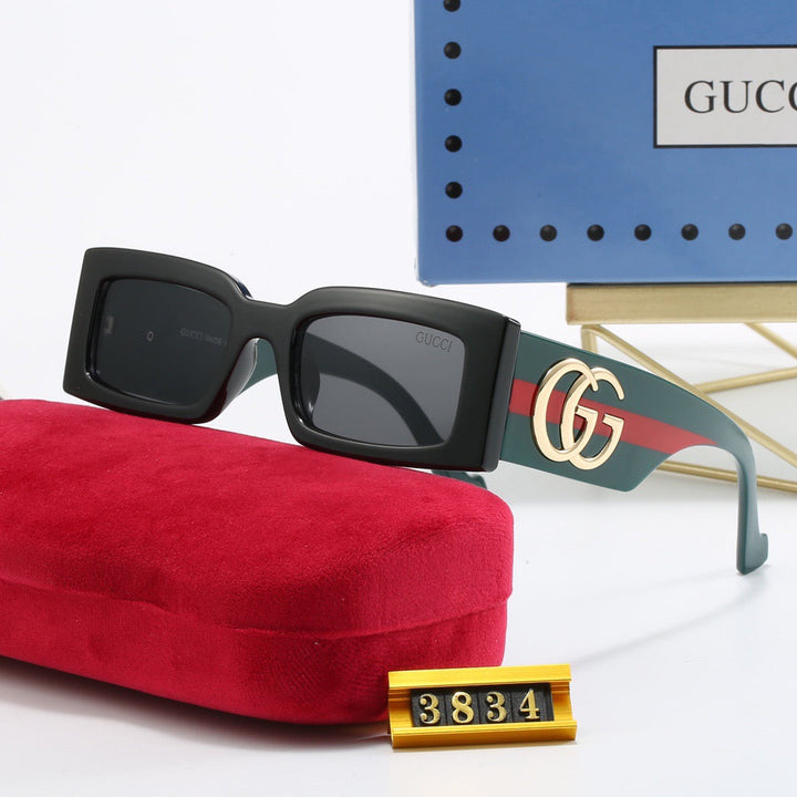 5 colors fashionable GG letter lens sunglasses