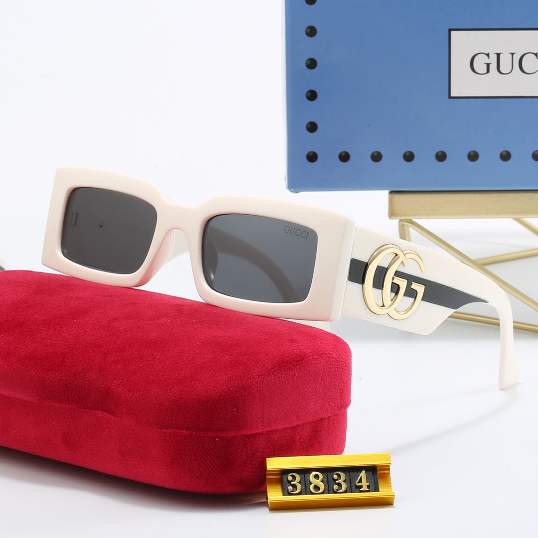 5 colors fashionable GG letter lens sunglasses