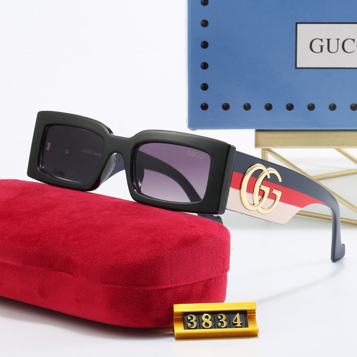 5 colors fashionable GG letter lens sunglasses