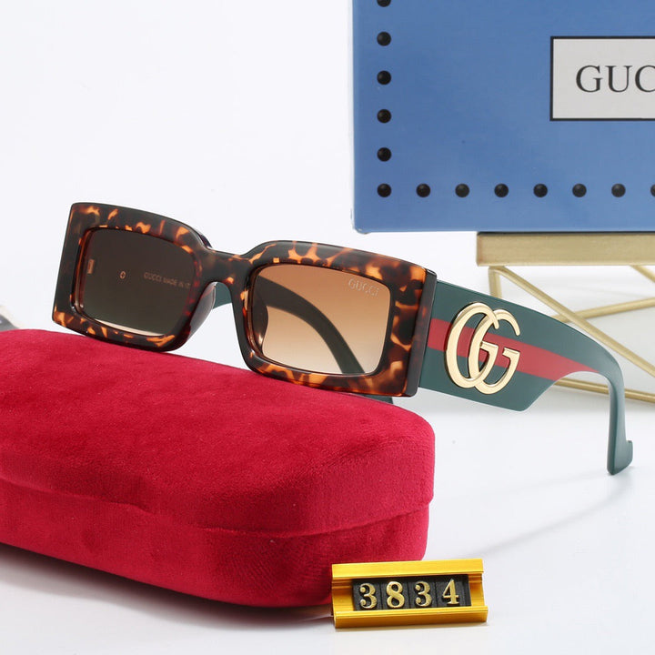 5 colors fashionable GG letter lens sunglasses