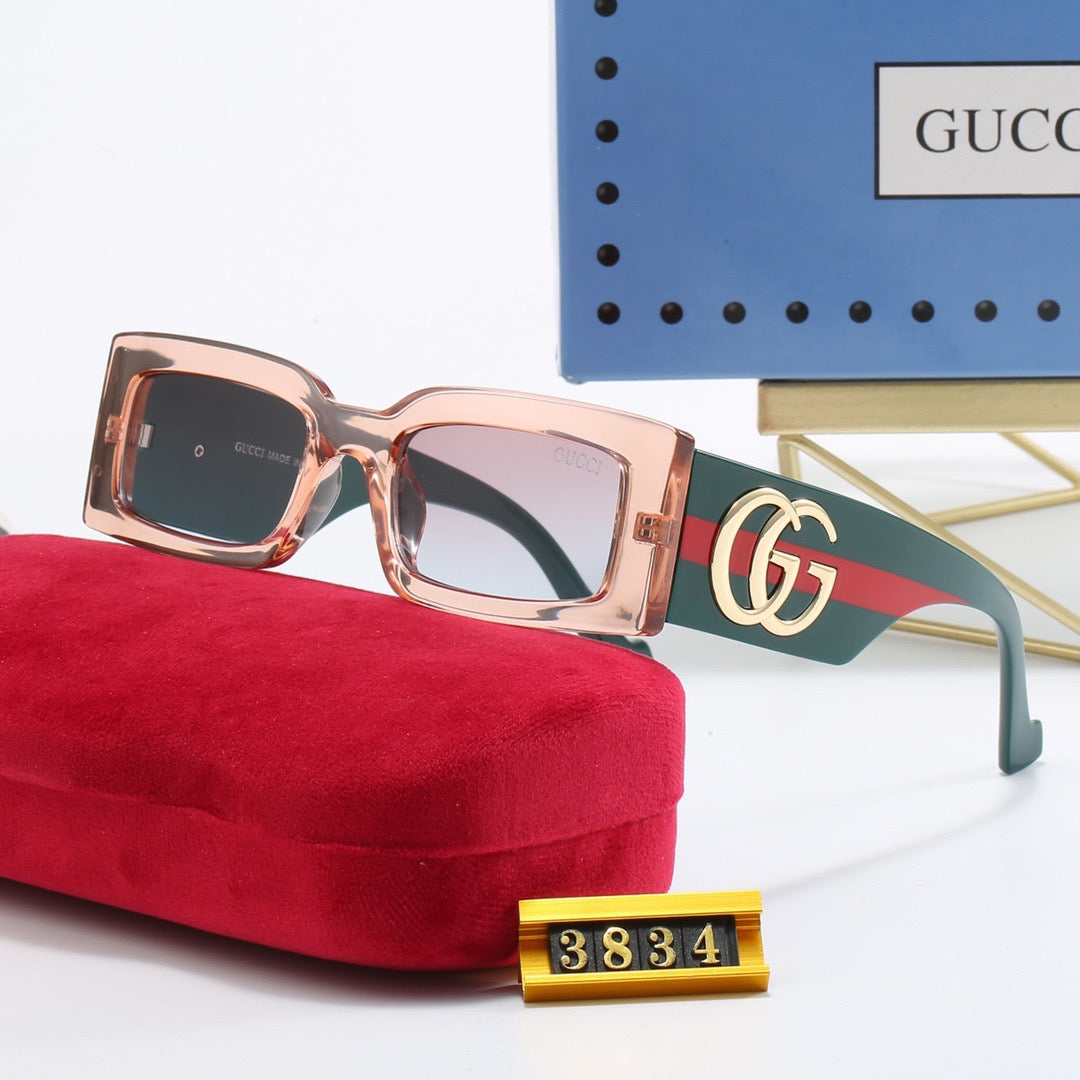 5 colors fashionable GG letter lens sunglasses