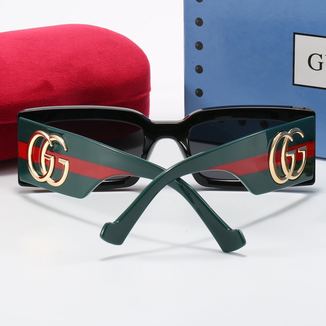 5 colors fashionable GG letter lens sunglasses