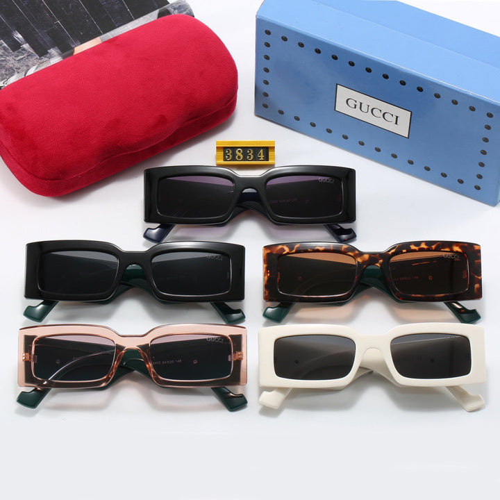 5 colors fashionable GG letter lens sunglasses