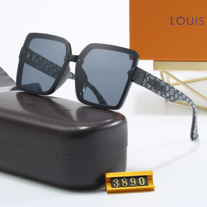 4-color fashionable four-leaf clover letter sunglasses