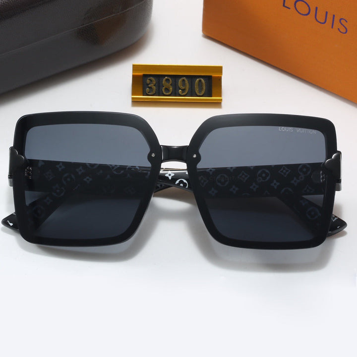 4-color fashionable four-leaf clover letter sunglasses