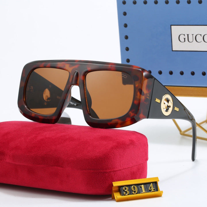 4 colors fashionable PR letter temple sunglasses