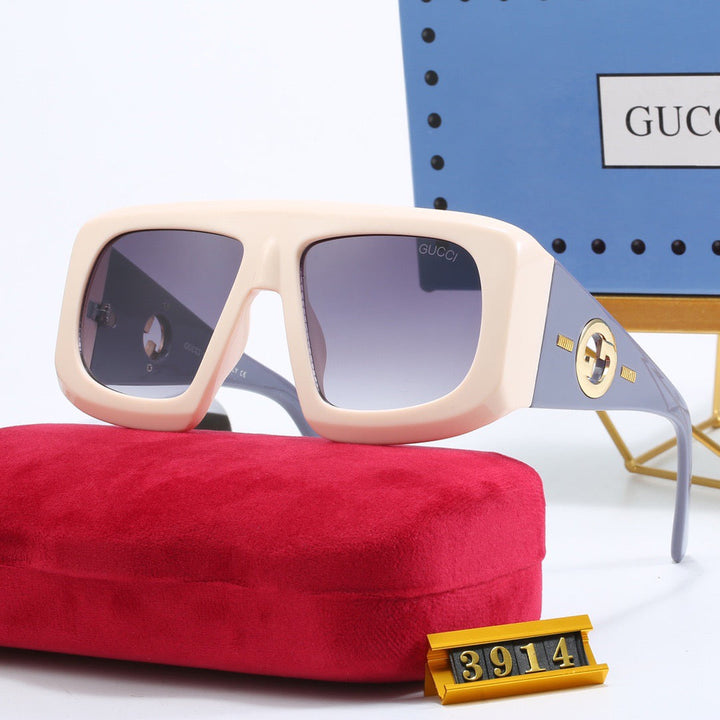 4 colors fashionable PR letter temple sunglasses