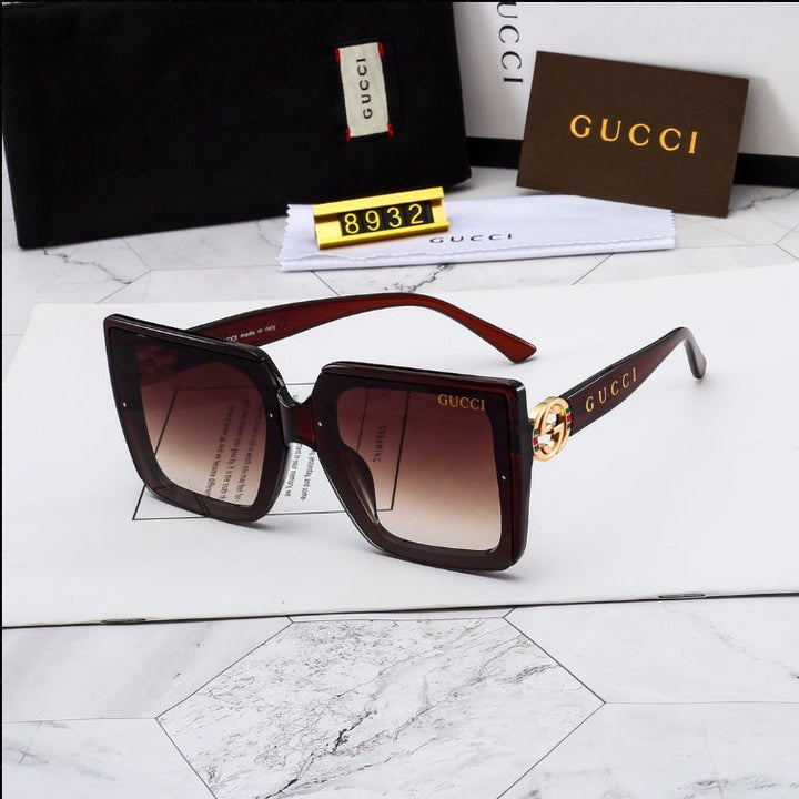 5 Colors Gold Logo Sunglasses
