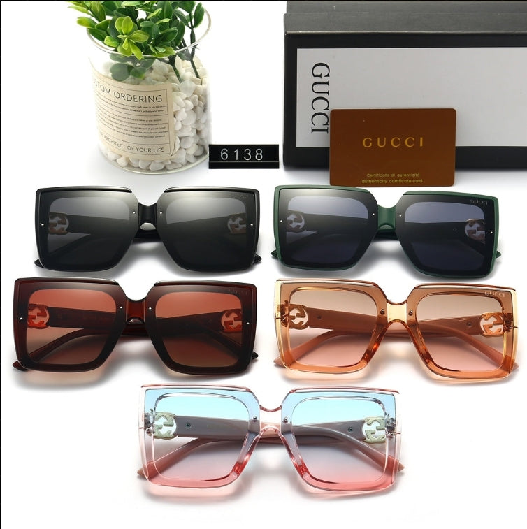 5 Colors Gold Logo Sunglasses