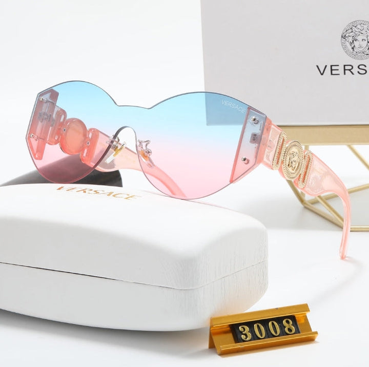 7 Colors Rimless One Piece Sunglasses