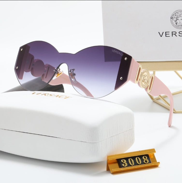 7 Colors Rimless One Piece Sunglasses