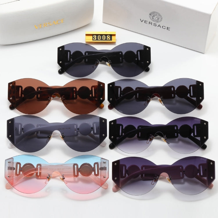 7 Colors Rimless One Piece Sunglasses