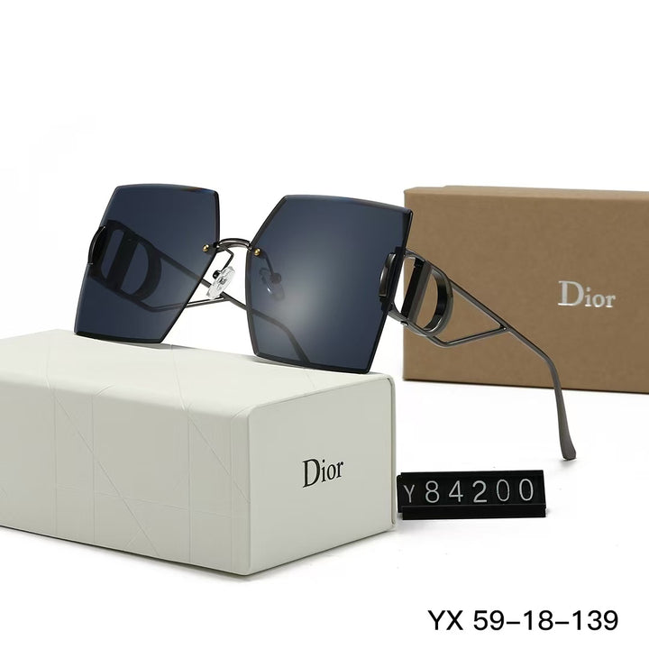 6 Colors Square shaped Rimless Sunglasses