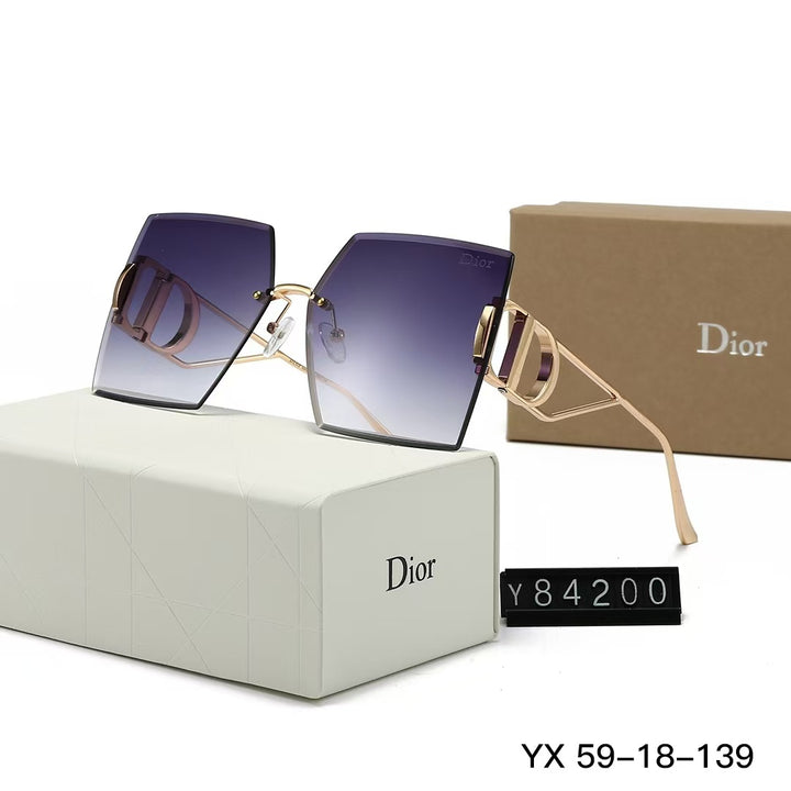 6 Colors Square shaped Rimless Sunglasses