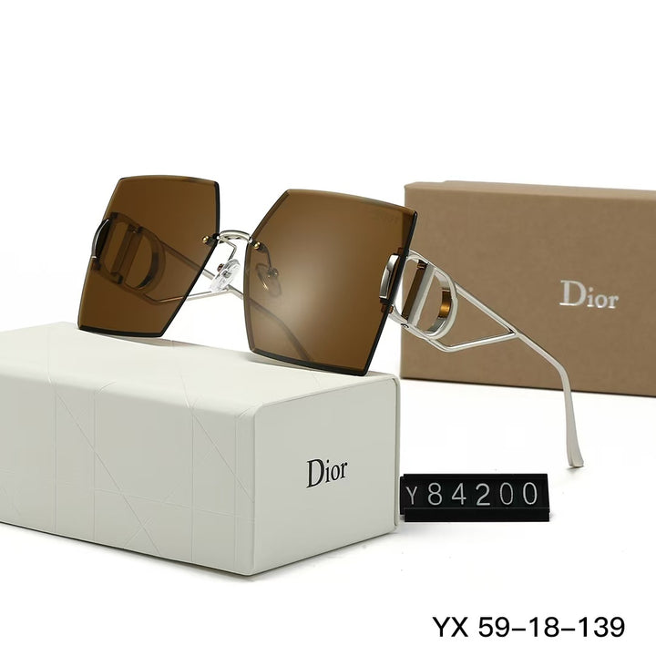 6 Colors Square shaped Rimless Sunglasses