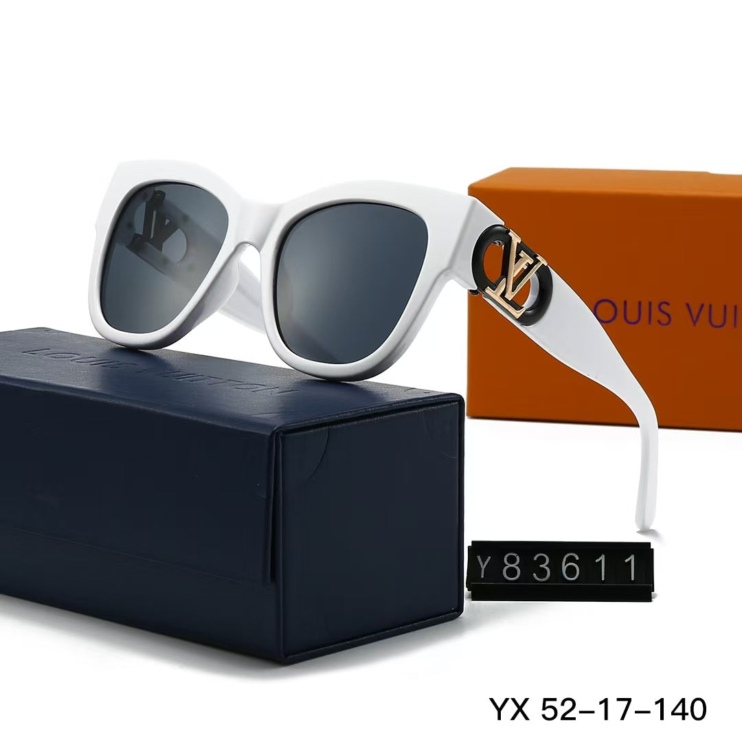 5 Colors Square with logo framed sunglasses