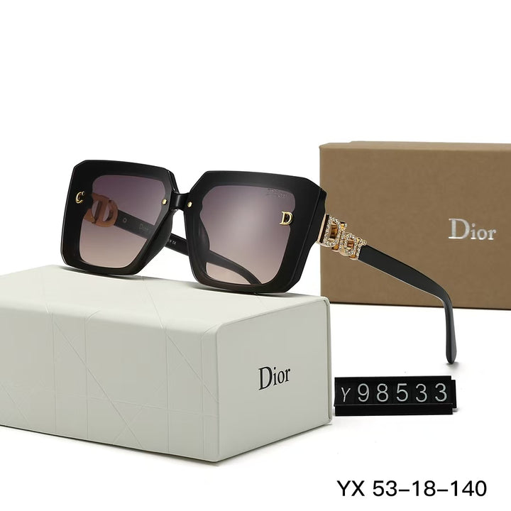 5 Colors Lightweight Monogrammed Sunglasses