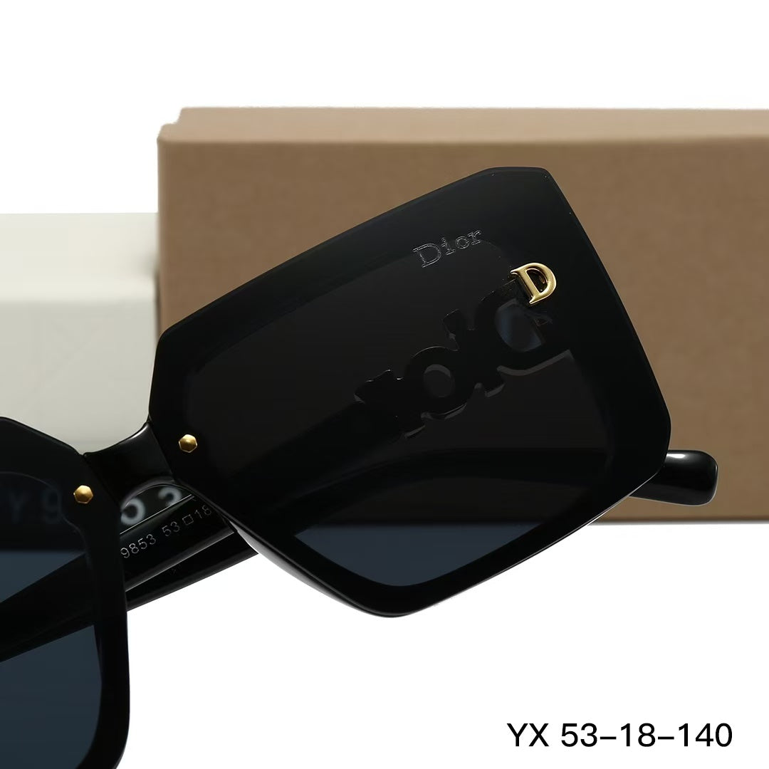 5 Colors Lightweight Monogrammed Sunglasses
