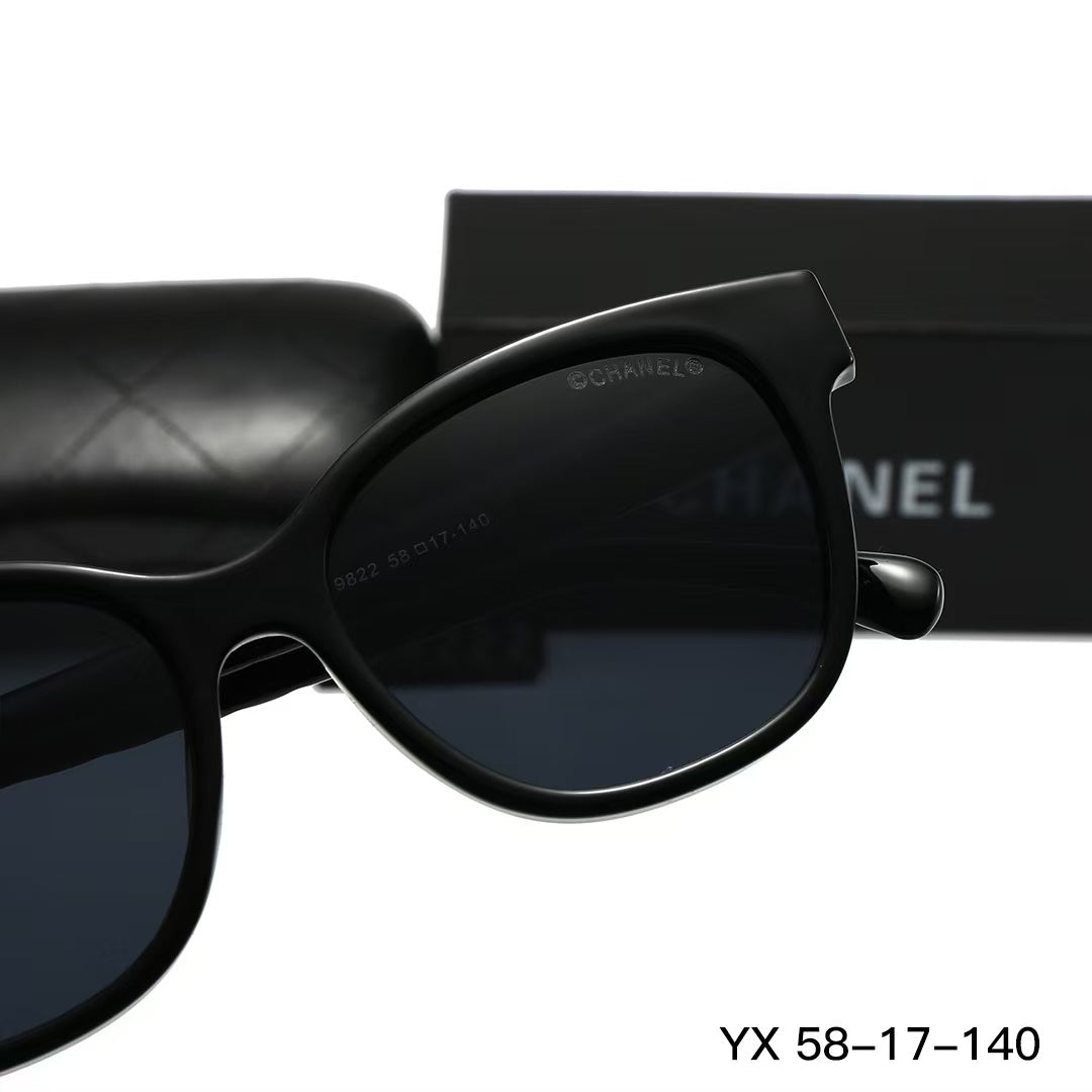 5 Color Gold Plated Legs Logo Sunglasses