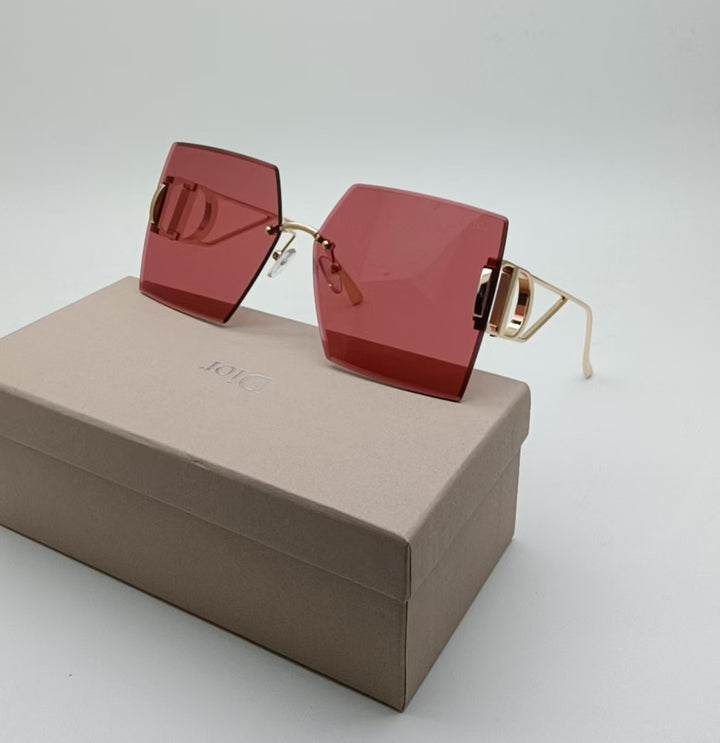 6 Colors Square shaped Rimless Sunglasses