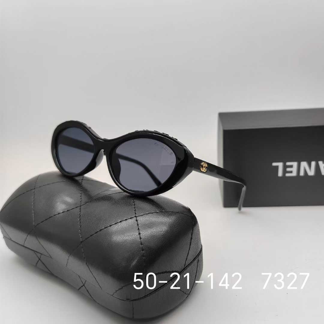 7 color oval frame tinted sunglasses