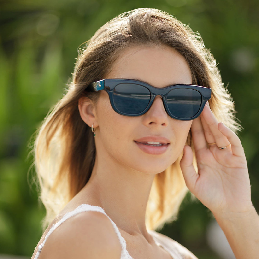 5 Colors - logo metal sunglasses