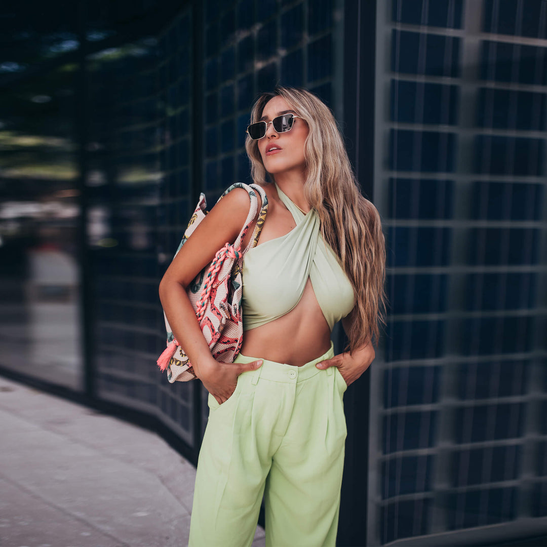 4 Colors - Frosted Large Square Sunglasses