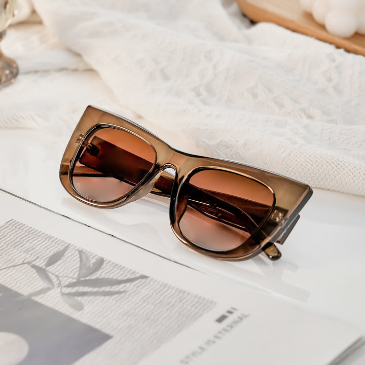 5 color rhinestone lens polarized sunglasses