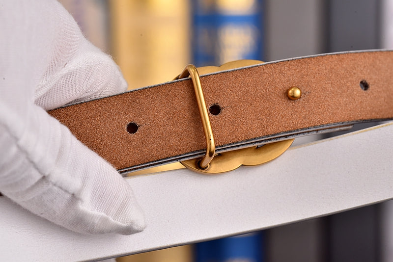 4 Colors GG Hand Brushed Women's Belts