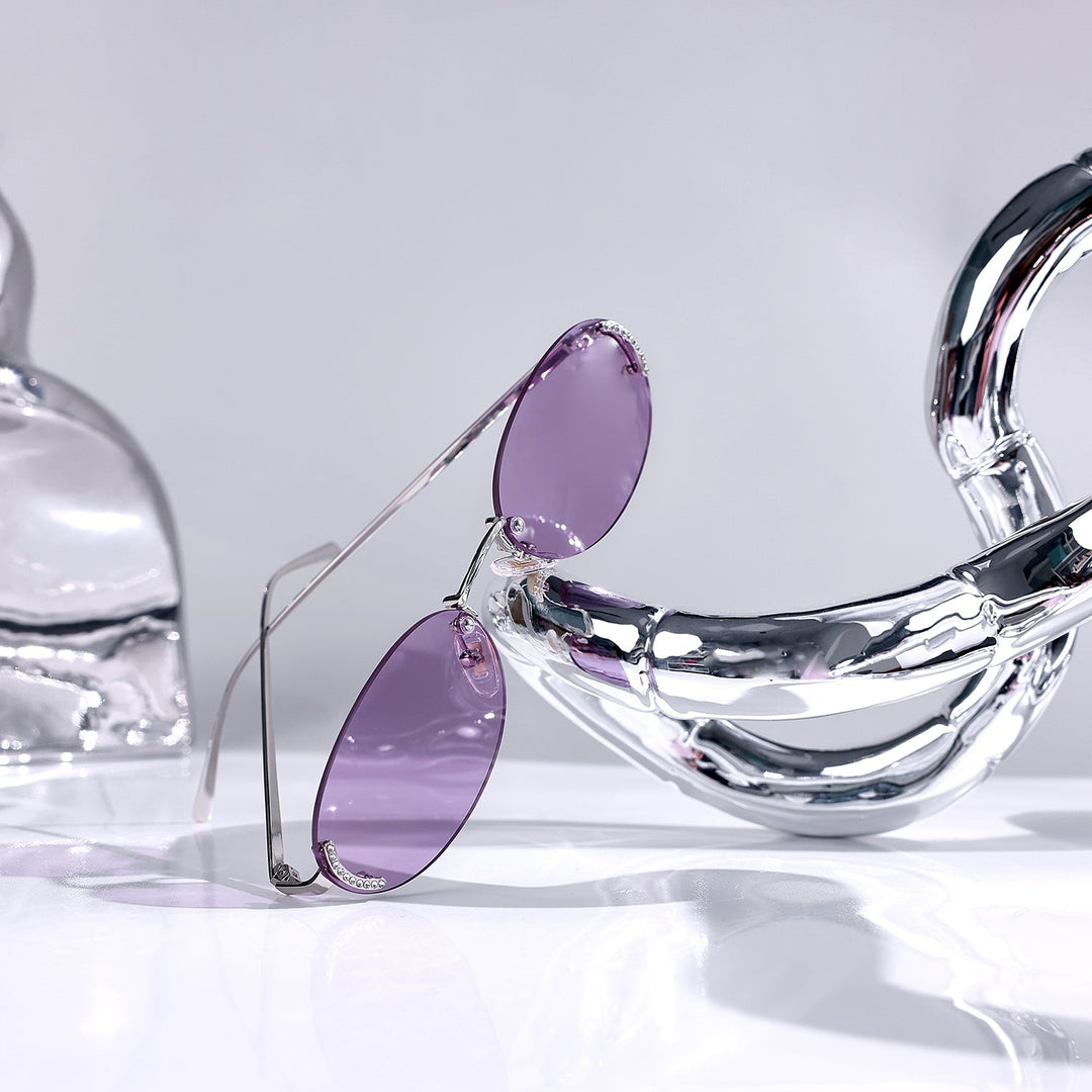 5 Colors - Diamond Lattice Design Sunglasses