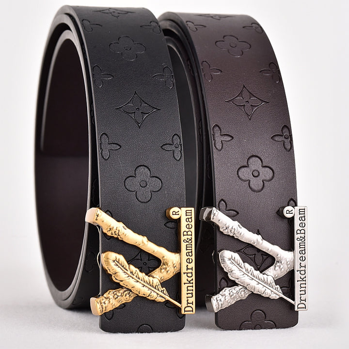 4 Color Fashion Letter Belt