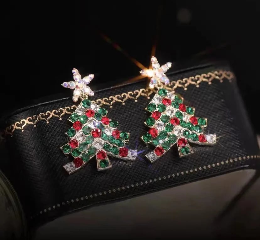 Christmas Tree Earrings