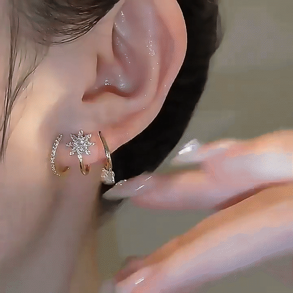 Snowflake Claw Earrings